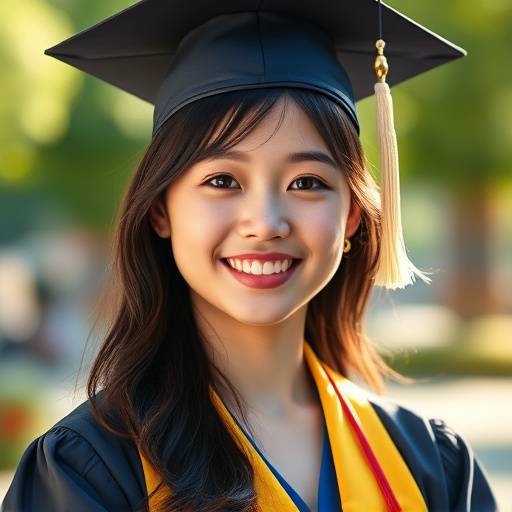 Portrait of Sarah Chen, a graduate of Sterling Academy.